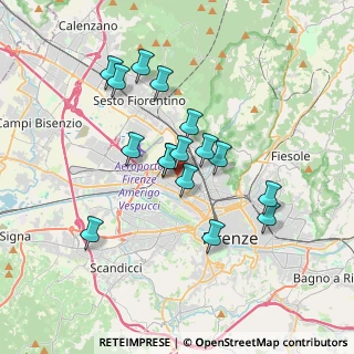 Mappa Viale Guidoni Alessandro, 50127 Firenze FI, Italia (3.09938)