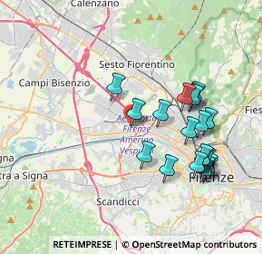 Mappa Via della Villa Nova, 50145 Firenze FI, Italia (3.85579)