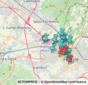 Mappa Via della Villa Nova, 50145 Firenze FI, Italia (3.4525)