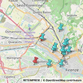 Mappa Via Valdinievole, 50127 Firenze FI, Italia (2.32917)