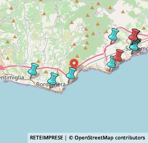 Mappa Autostrada A10 Genova-Ventimiglia, 18012 Bordighera IM, Italia (5.08455)