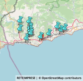 Mappa Autostrada A10 Genova-Ventimiglia, 18012 Bordighera IM, Italia (6.13)