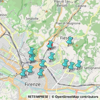 Mappa Via Arnaldo Fusinato, 50133 Firenze FI, Italia (2.14167)