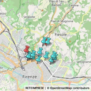 Mappa Via Arnaldo Fusinato, 50133 Firenze FI, Italia (1.69667)