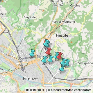 Mappa Via Arnaldo Fusinato, 50133 Firenze FI, Italia (1.69182)