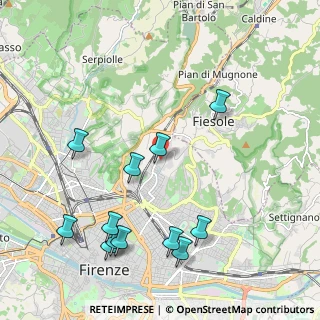 Mappa Via Arnaldo Fusinato, 50133 Firenze FI, Italia (2.44583)