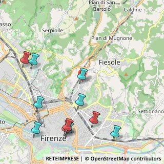 Mappa Via Arnaldo Fusinato, 50133 Firenze FI, Italia (2.73364)
