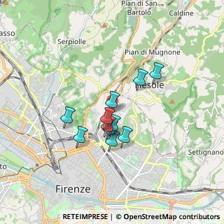 Mappa Via Arnaldo Fusinato, 50133 Firenze FI, Italia (1.30636)