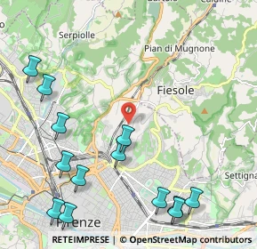 Mappa Via Arnaldo Fusinato, 50133 Firenze FI, Italia (2.86077)