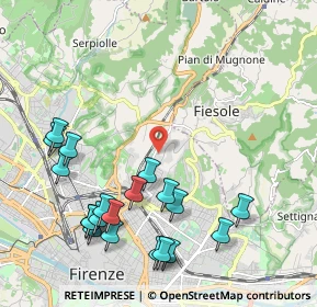 Mappa Via Arnaldo Fusinato, 50133 Firenze FI, Italia (2.4925)