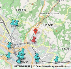 Mappa Via Arnaldo Fusinato, 50133 Firenze FI, Italia (3.20429)