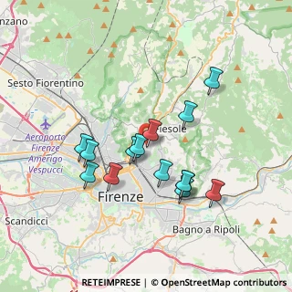 Mappa Via Arnaldo Fusinato, 50133 Firenze FI, Italia (3.315)