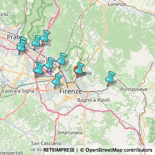 Mappa Via Arnaldo Fusinato, 50133 Firenze FI, Italia (8.62636)