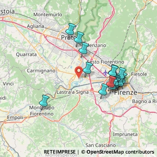 Mappa Via Mirto Picchi, 50058 San Mauro FI, Italia (7.59933)