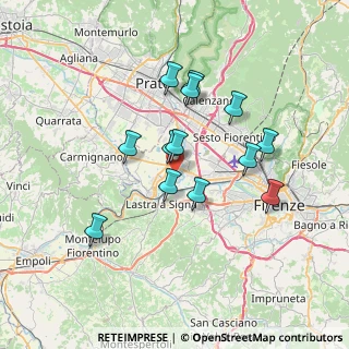 Mappa Via G. M. Picchi, 50058 San Mauro FI, Italia (6.25231)