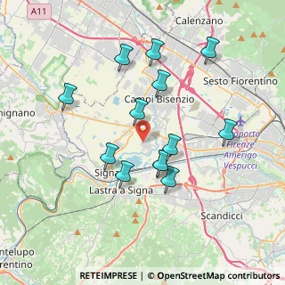 Mappa Via Mirto Picchi, 50058 San Mauro FI, Italia (3.54385)