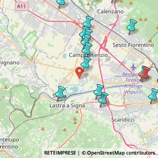 Mappa Via G. M. Picchi, 50058 San Mauro FI, Italia (5.81833)