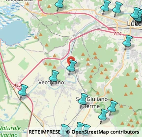 Mappa Via Don Luigi Sturzo, 56017 San Giuliano Terme PI, Italia (7.077)