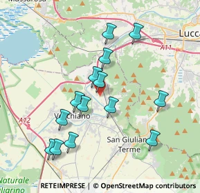 Mappa Via Don Luigi Sturzo, 56017 San Giuliano Terme PI, Italia (3.73571)