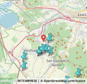 Mappa Via Don Luigi Sturzo, 56017 San Giuliano Terme PI, Italia (4.81818)