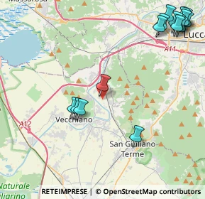 Mappa Via Don Luigi Sturzo, 56017 San Giuliano Terme PI, Italia (5.965)