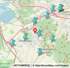 Mappa Via Don Luigi Sturzo, 56017 San Giuliano Terme PI, Italia (4.91455)