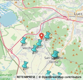 Mappa Via Don Luigi Sturzo, 56017 San Giuliano Terme PI, Italia (6.00462)