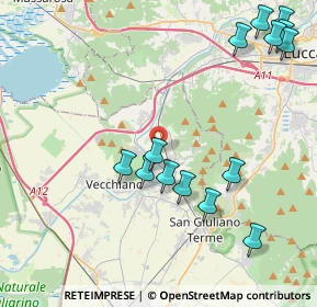 Mappa Via Don Luigi Sturzo, 56017 San Giuliano Terme PI, Italia (5.03214)