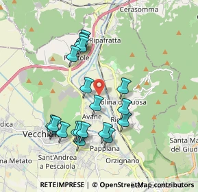 Mappa Via Don Luigi Sturzo, 56017 San Giuliano Terme PI, Italia (1.873)