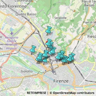 Mappa Viale Morgagni, 50141 Firenze FI (1.4905)