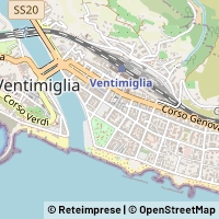 Mapa Ventimiglia