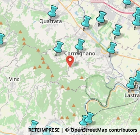 Mappa Via Rigoccioli, 59015 Carmignano PO, Italia (6.8155)
