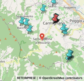 Mappa Via Rigoccioli, 59015 Carmignano PO, Italia (2.3725)