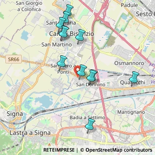 Mappa Via dei Platani, 50013 Scandicci FI (2.06083)