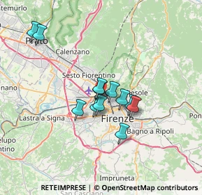 Mappa Firenze, 50127 Firenze FI, Italia (5.40917)