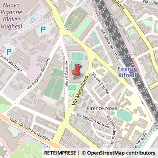 Mappa Via Ferdinando Magellano, 11, 50127 Firenze, Firenze (Toscana)