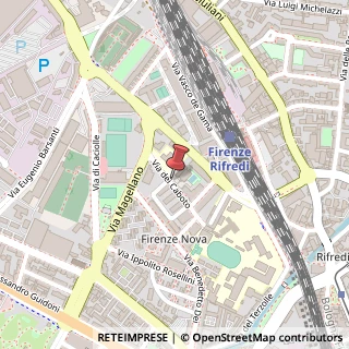 Mappa Via dei Caboto, 30/32, 50127 Firenze, Firenze (Toscana)