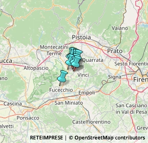 Mappa Via Palmiro Togliatti, 51035 Lamporecchio PT, Italia (8.68455)