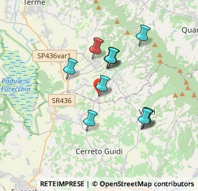 Mappa Via Palmiro Togliatti, 51035 Lamporecchio PT, Italia (3.11182)