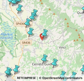 Mappa Via Palmiro Togliatti, 51035 Lamporecchio PT, Italia (7.093)