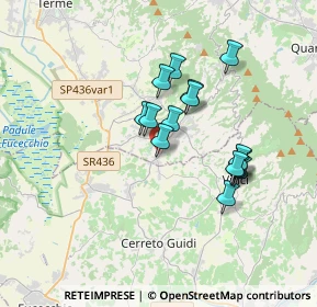 Mappa Via Palmiro Togliatti, 51035 Lamporecchio PT, Italia (2.93733)