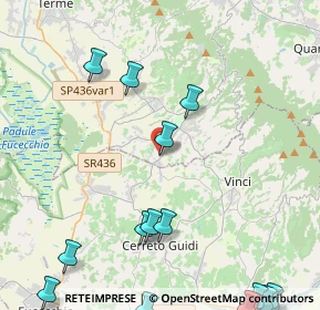 Mappa Via Palmiro Togliatti, 51035 Lamporecchio PT, Italia (7.261)