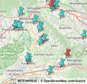 Mappa Via Palmiro Togliatti, 51035 Lamporecchio PT, Italia (9.696)