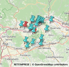 Mappa Via dei Sorini Querce, 50054 Fucecchio FI, Italia (10.032)