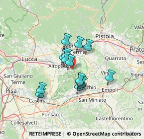 Mappa Via dei Sorini Querce, 50054 Fucecchio FI, Italia (9.92857)