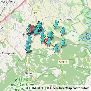 Mappa Via dei Sorini Querce, 50054 Fucecchio FI, Italia (1.51379)
