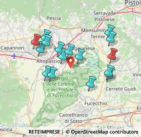 Mappa Via dei Sorini Querce, 50054 Fucecchio FI, Italia (6.77438)