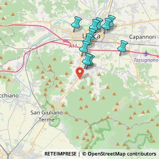 Mappa Via del Ponte Gasperini, 55100 Lucca LU, Italia (4.12909)