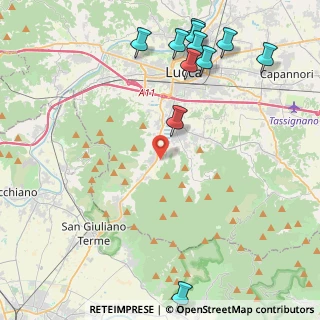 Mappa Via del Ponte Gasperini, 55100 Lucca LU, Italia (5.69909)