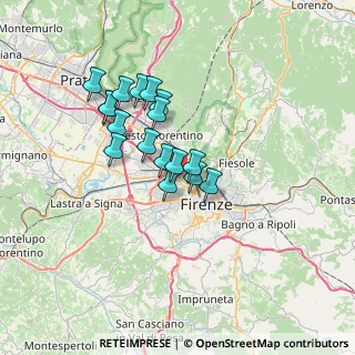 Mappa Via di Novoli, 50100 Firenze FI, Italia (5.59235)